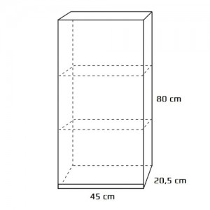 Szafka górna {Antado Combi ALT-114-R-WS 45×20,5×80 cm}