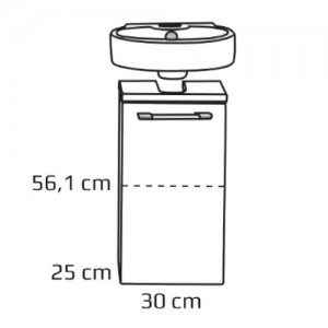 Szafka podumywalkowa {Antado BFM-146 30 cm}