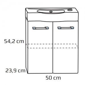 Szafka podumywalkowa {Antado Prima BFM-148 50×23,9×54,2 cm}