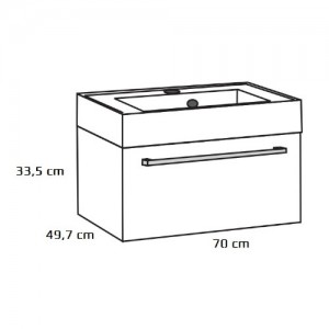 Szafka podumywalkowa {Antado Variete FDM-442 60 x 49,7 x 33,5 cm}