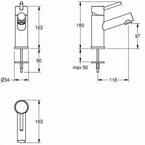 Bateria jednouchwytowa {Franke AQSX100}