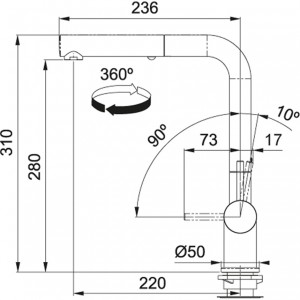 Bateria kuchenna {Franke Active Plus SM Czarny Chrom}