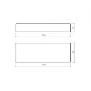 Stopień schodowy {Betard SCALINO 15x35x100 cm}