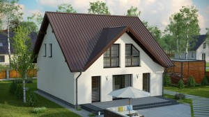 Blacha trapezowa {Blachprofil 2 Trapez T-35 D ECO brązowy grizzly}