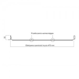Blacha zatrzaskowa {Plannja Emka Click 40}