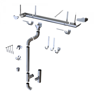 Hak rynnowy doczołowy {Inguri® Blachprofil 2 70 mm}