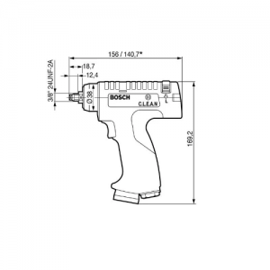 Wiertarko-wkrętarka pneumatyczna {Bosch 120-watt drill Proffesional}