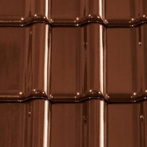 Dachówka ceramiczna {Creaton TITANIA brązowa glazurowana}