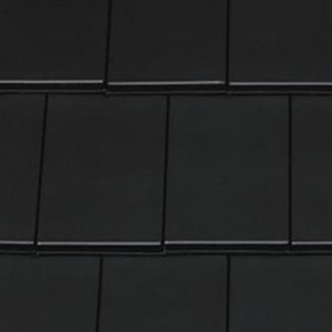 Dachówka ceramiczna {Creaton DOMINO czarna glazurowana}