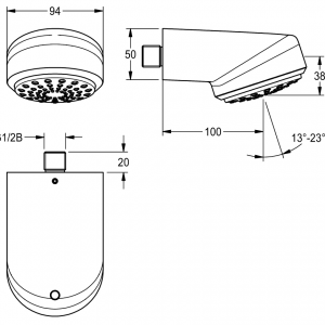 Głowica natryskowa {Franke AQUAJET-Comfort}