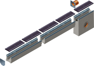 Odwodnienie liniowe {HAURATON FASERFIX KS 100}