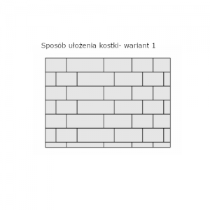 KOSTKA BRUKOWA {ZPB Kaczmarek CAPRI 7 cm BARWY ZIMY}