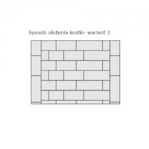 KOSTKA BRUKOWA {ZPB Kaczmarek CAPRI 7 cm BARWY ZIMY}