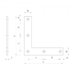 Kątownik narożnikowy {Koelner D_KN 150×150 mm}