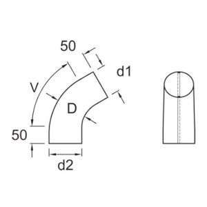 Kolano {Plannja 12 cm}