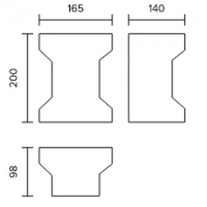 Kostka brukowa {Barabaś Behaton 8 cm}
