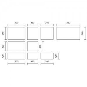 Kostka brukowa {Barabaś Piano 8 cm}