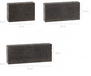 Kostka brukowa {Libet Decco Aspero Via Trio 8 cm}