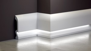 Listwa przypodłogowa do taśm led {Cezar Elegance}