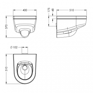 Miska WC wisząca {Franke VR99-036}