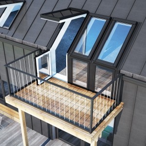 Okno dachowe {Velux Balkonowe GEL 3065 78 x 136}