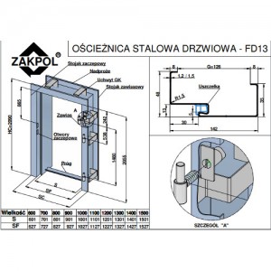 Ościeżnica {ZakPol F13 140}