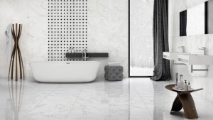 Płytka ceramiczna {Nowa Gala Frost White FW 01 poler cokół 7,8 x 59,7 cm}