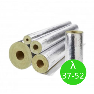 Otulina z wełny skalnej  Rockwool 800, λ039-056 gr.70 mm ø159 mm
