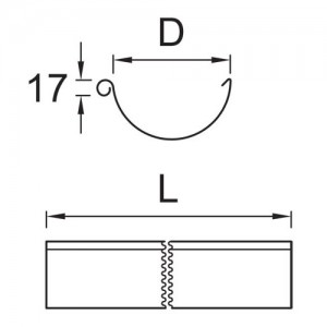 Rynna {Plannja 15 cm}