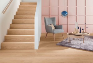 Podłoga drewniana {Tarkett PRESTIGE Dąb NATURE 1 Strip 190x2200 mm}