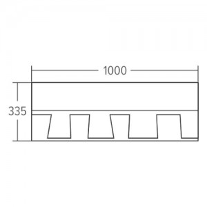 Gont bitumiczny {Technonicol RANCHO 1 m x 33,5 cm}