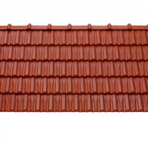 Dachówka ceramiczna {Tondach Brněnka 14 - Angoba czerwona}