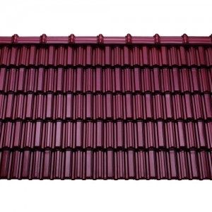 Dachówka ceramiczna {Tondach Falcówka 11 - Glazura brąz kasztanowy}