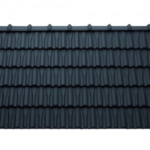 Dachówka ceramiczna {Tondach Hranice 11 - Angoba czarna}