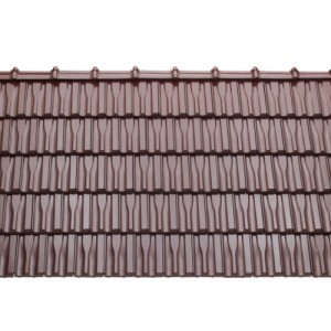 Dachówka ceramiczna {Tondach Hranice 11 - Glazura Amadeus czerwona}