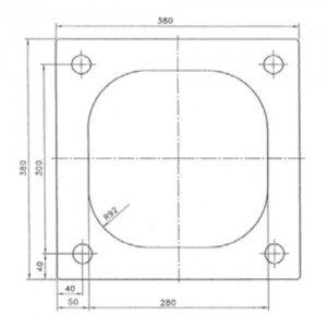 Pustak kominowy {Uciechowski K38 38x38 cm}
