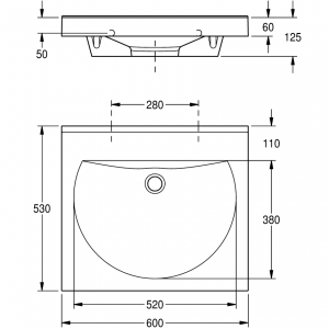 Umywalka pojedyńcza {Franke RONDA}