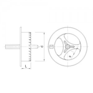 Frez do termoizolacji {Koelner R-KFS}