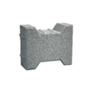 KOSTKA BRUKOWA {ZPB Kaczmarek DOMINO 8 cm CZARNA}